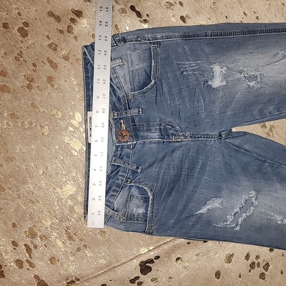 One by OneTeaspoon Freebird II Blue Skinny Distressed Jeans - Picture 6 of 8